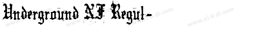 Underground NF Regul字体转换